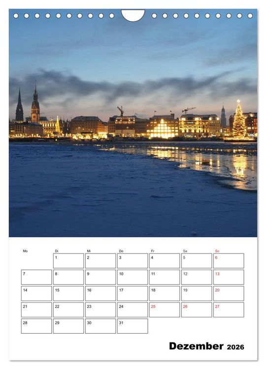 Produktbild: Sch&ouml;nes Hamburg (Wandkalender 2026 DIN A4 hoch), CALVENDO Monatskalender
