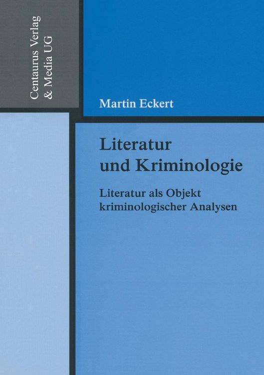 Produktbild: Literatur und Kriminologie