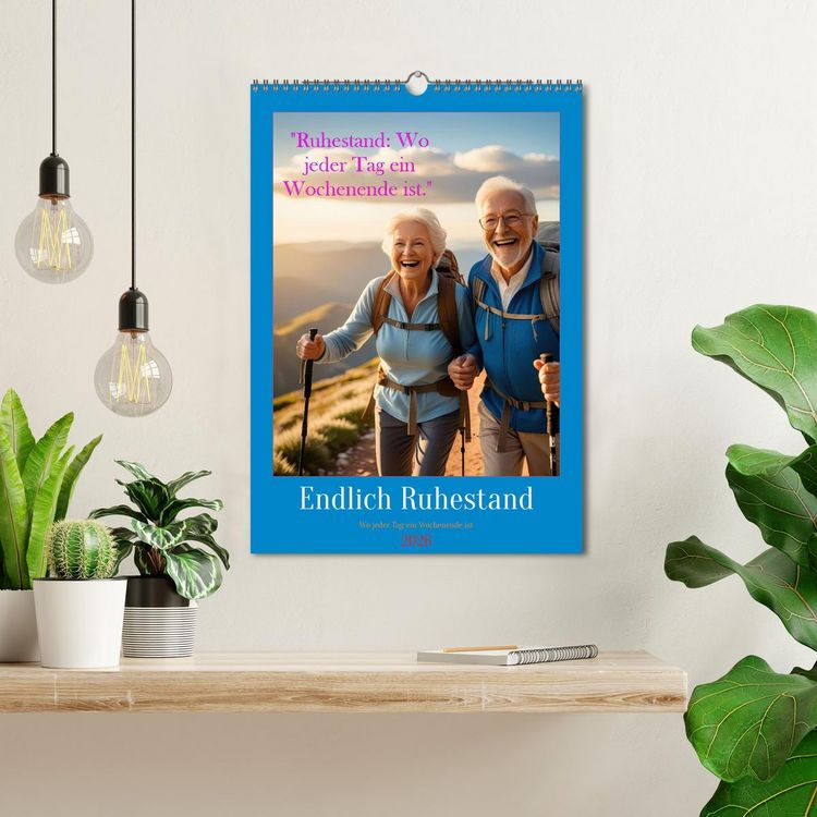 Produktbild: Ruhestand: Wo jeder Tag ein Wochenende ist (Wandkalender 2026 DIN A3 hoch), CALVENDO Monatskalender