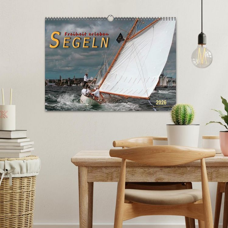 Produktbild: Segeln, Freiheit erleben (Wandkalender 2026 DIN A3 quer), CALVENDO Monatskalender