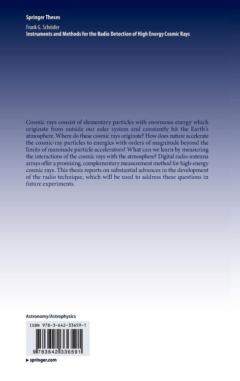 Produktbild: Instruments and Methods for the Radio Detection of High Energy Cosmic Rays
