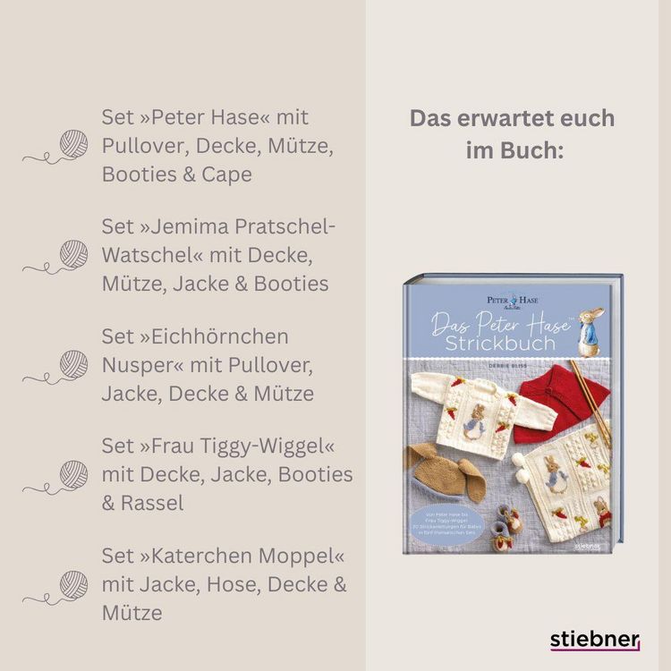 Produktbild: Das Peter Hase Strickbuch