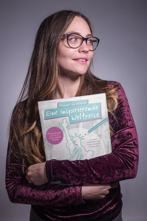 Produktbild: Punkt zu Punkt: Eine inspirierende Weltreise: Malbuch f&uuml;r Erwachsene