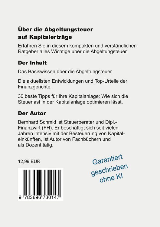 Produktbild: &Uuml;ber die Abgeltungsteuer