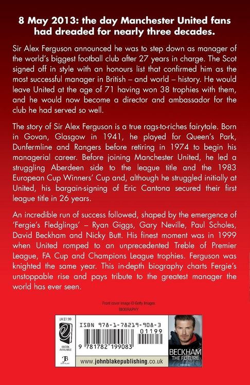 Produktbild: Fergie The Greatest - The Biography of Alex Ferguson