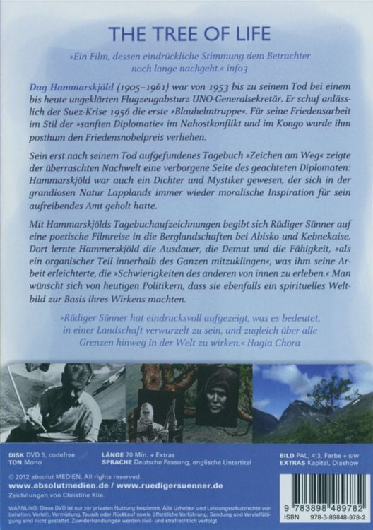 Produktbild: The Tree Of Life - Auf den Spuren von Dag Hammarskj&ouml;ld in Lappland