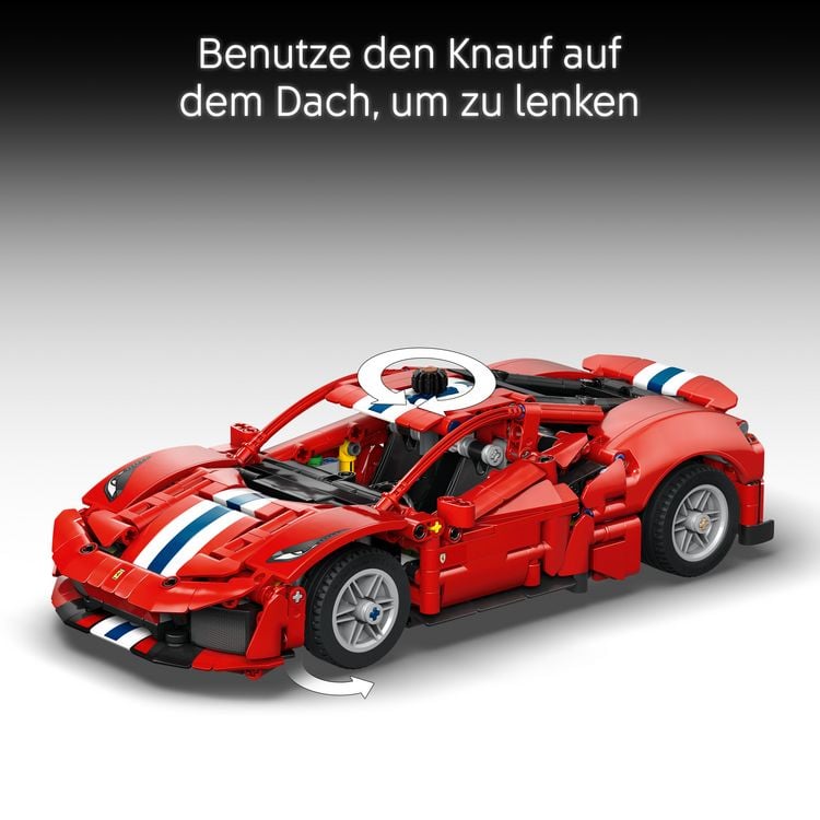 Produktbild: LEGO Technic 42235 Ferrari 488 PISTA Auto, Bauspielzeug f&uuml;r Kinder ab 9 Jahren, Ferrari-Merch