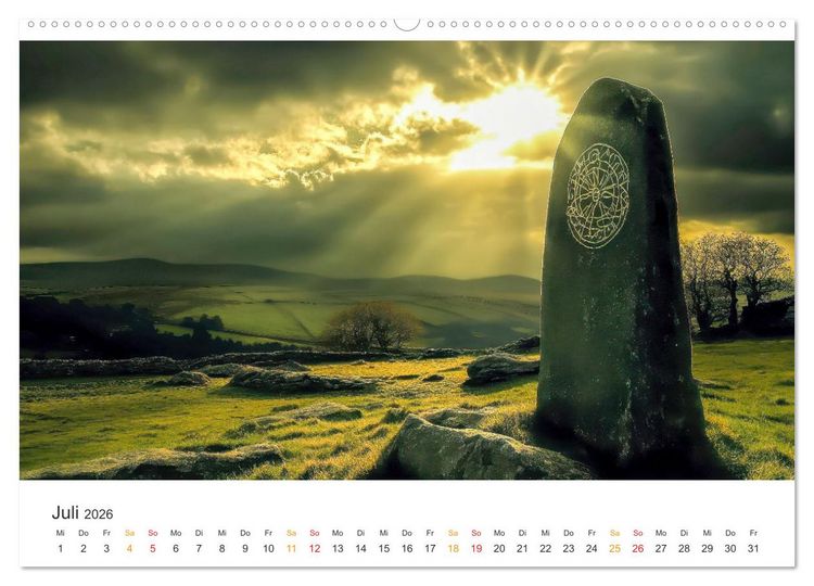 Produktbild: Magische Steine - Tor zur Anderswelt (Wandkalender 2026 DIN A2 quer), CALVENDO Monatskalender