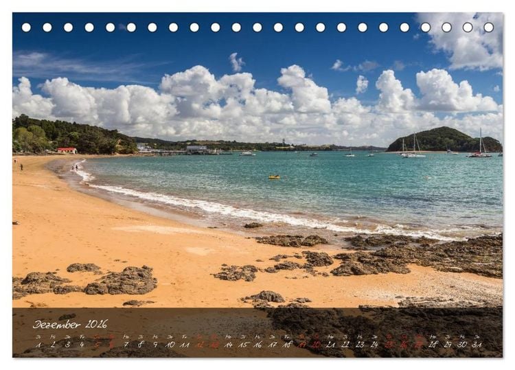 Produktbild: Neuseeland - Land der Maori (Tischkalender 2026 DIN A5 quer), CALVENDO Monatskalender