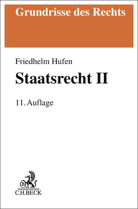 Produktbild: Grundrisse des Rechts / Staatsrecht II