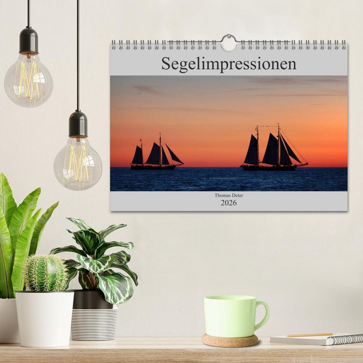 Produktbild: Segelimpressionen (Wandkalender 2026 DIN A4 quer), CALVENDO Monatskalender