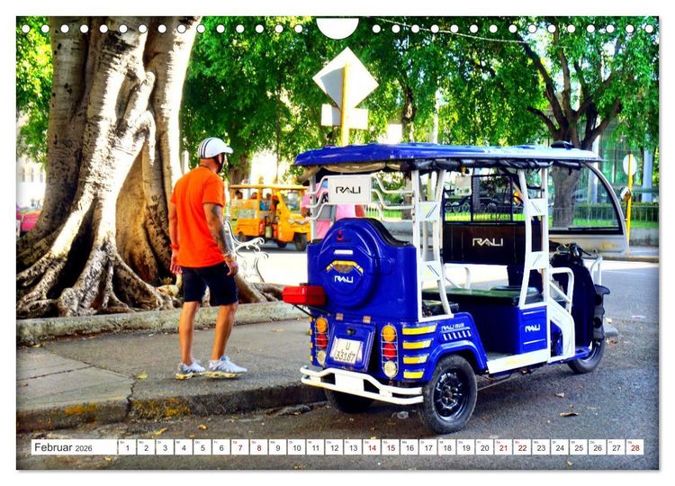 Produktbild: ECO TAXI - Umweltfreundlich in die Zukunft (Wandkalender 2026 DIN A4 quer), CALVENDO Monatskalender