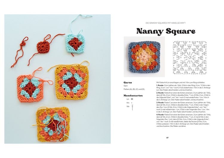 Produktbild: Poppige Granny Squares - echt kultig h&auml;keln