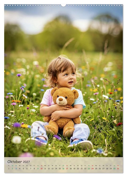 Produktbild: Mein liebster Teddy (Wandkalender 2027 DIN A2 hoch), CALVENDO Monatskalender