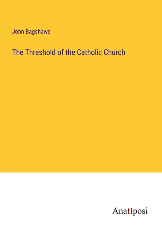 Produktbild: The Threshold of the Catholic Church