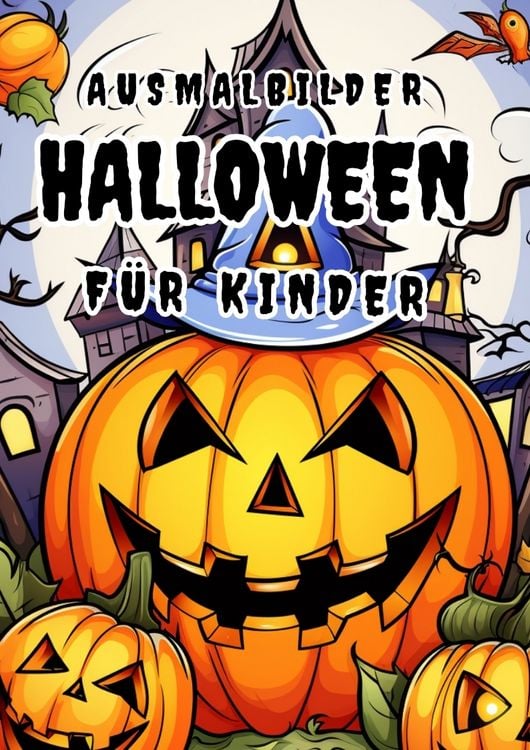 Produktbild: Ausmalbuch Halloween f&uuml;r Kinder