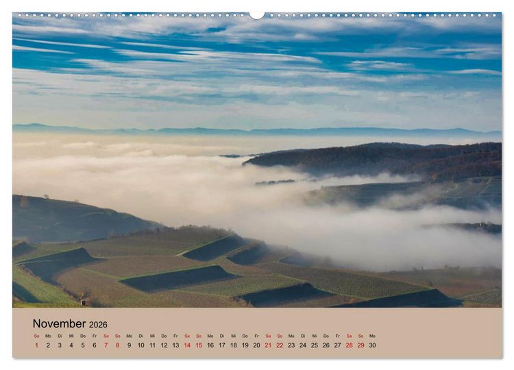 Produktbild: Kaiserstuhlblicke (Wandkalender 2026 DIN A2 quer), CALVENDO Monatskalender