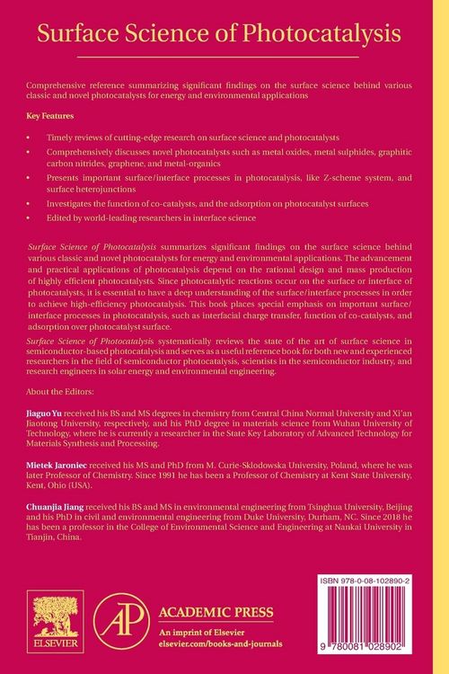 Produktbild: Surface Science of Photocatalysis