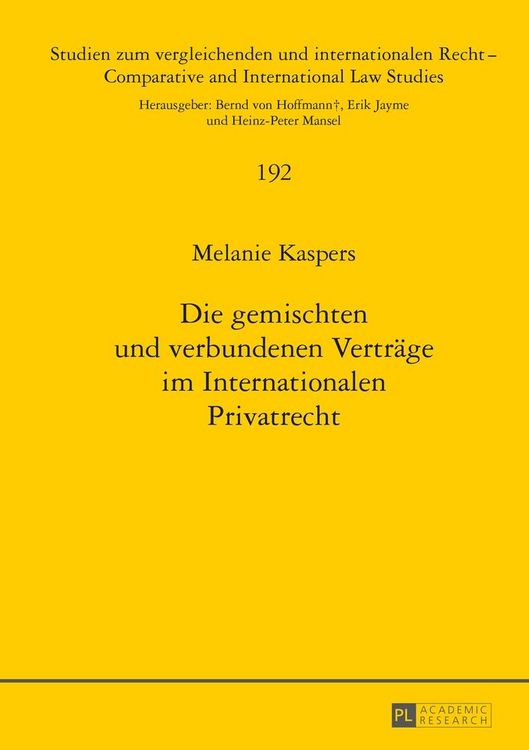 Produktbild: Die gemischten und verbundenen Vertr&auml;ge im Internationalen Privatrecht