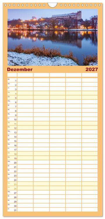 Produktbild: Familienplaner 2027 - Willkommen im Saalekreis mit 5 Spalten (Wandkalender, 21 x 45 cm) CALVENDO