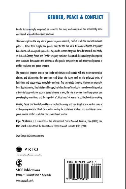 Produktbild: Gender, Peace and Conflict
