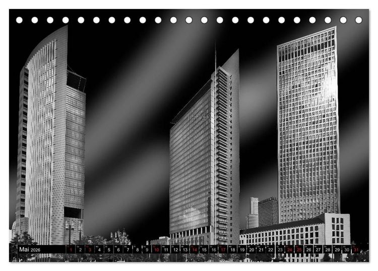 Produktbild: Faszination Frankfurter Architektur (Tischkalender 2026 DIN A5 quer), CALVENDO Monatskalender