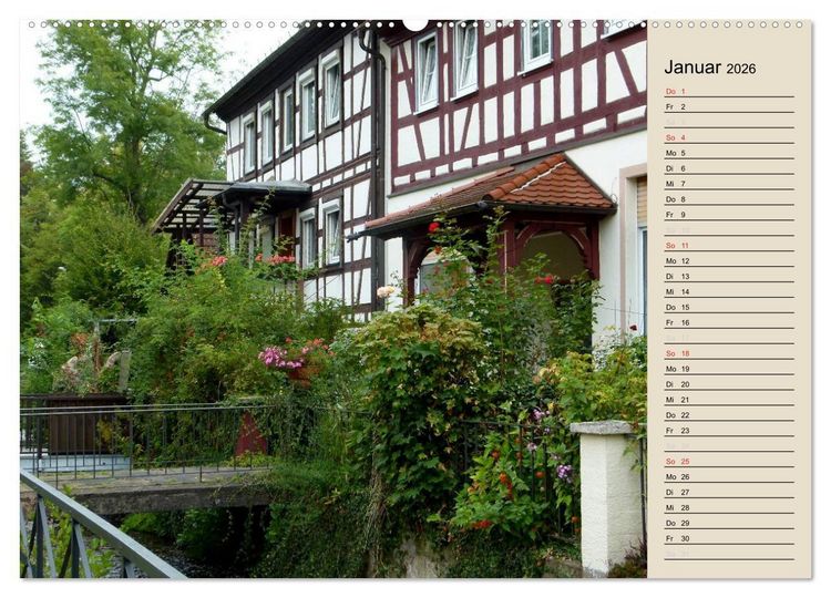 Produktbild: Bad Orb - Romantik im Spessart (hochwertiger Premium Wandkalender 2026 DIN A2 quer), Kunstdruck in Hochglanz