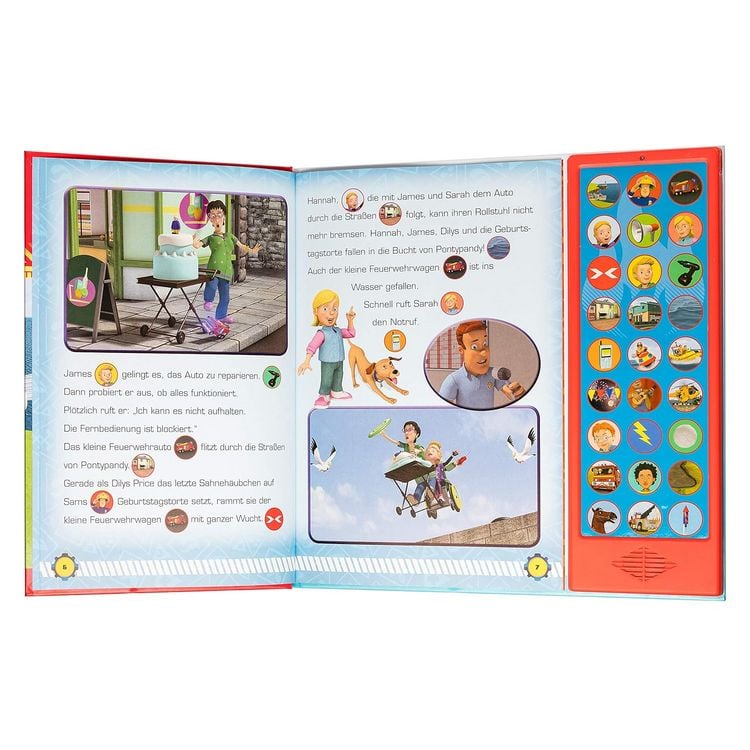Produktbild: Feuerwehrmann Sam, Das gro&szlig;e Soundbuch