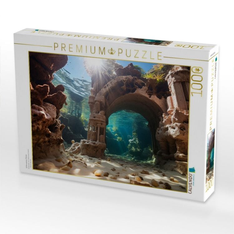 Produktbild: CALVENDO Puzzle Unterwasser Ruine | 1000 Teile Lege-Gr&ouml;&szlig;e 64x48cm Foto-Puzzle f&uuml;r gl&uuml;ckliche Stunden