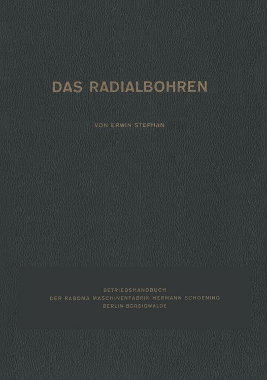Produktbild: Das Radialbohren