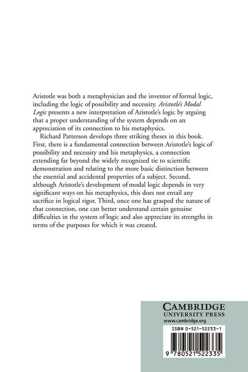 Produktbild: Aristotle's Modal Logic
