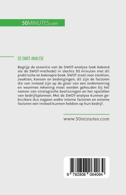 Produktbild: De SWOT-analyse