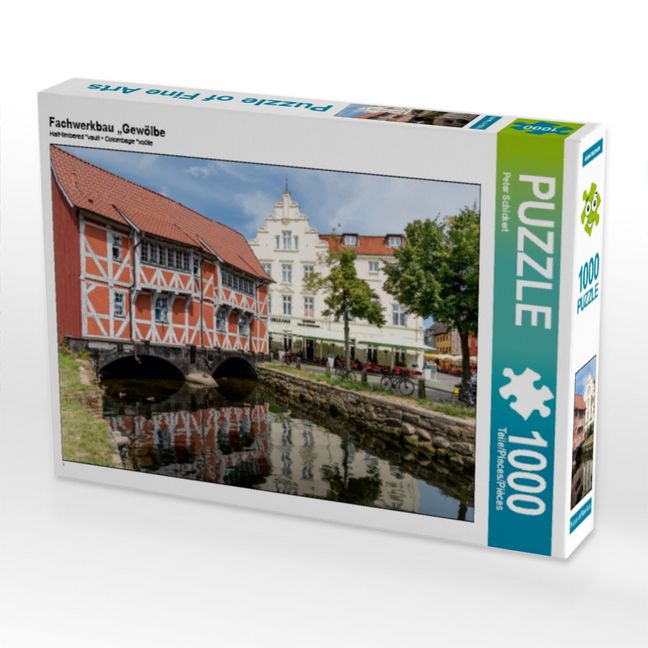Produktbild: CALVENDO Puzzle Fachwerkbau "Gew&ouml;lbe 1000 Teile Puzzle quer | 1000 Teile Lege-Gr&ouml;&szlig;e 64 &times; 48 cm Foto-Puzzle f&uuml;r gl&uuml;ckliche Stunden