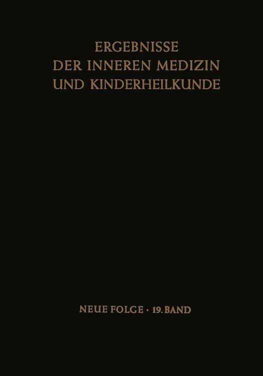 Produktbild: Ergebnisse der Inneren Medizin und Kinderheilkunde
