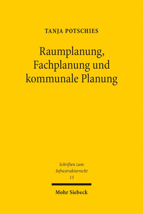 Produktbild: Raumplanung, Fachplanung und kommunale Planung