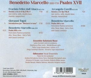 Produktbild: Marcello:Psalm XVII
