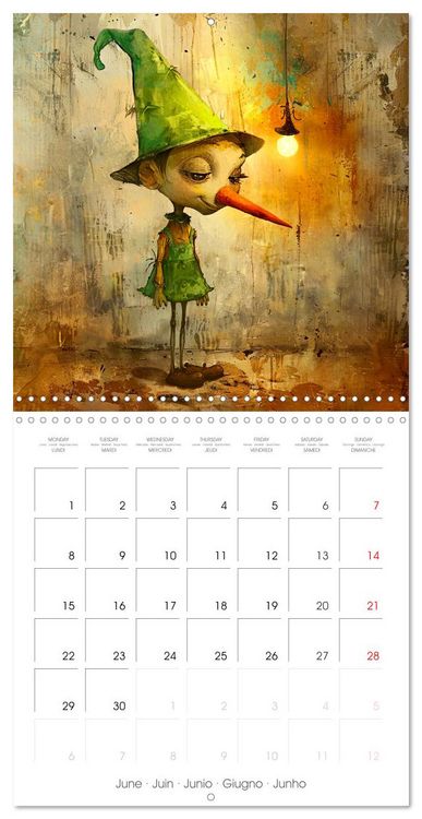 Produktbild: The Magic of Fairytales (Wall Calendar 2026 12 &times; 12 Inch) CALVENDO 12 Month Wall Calendar