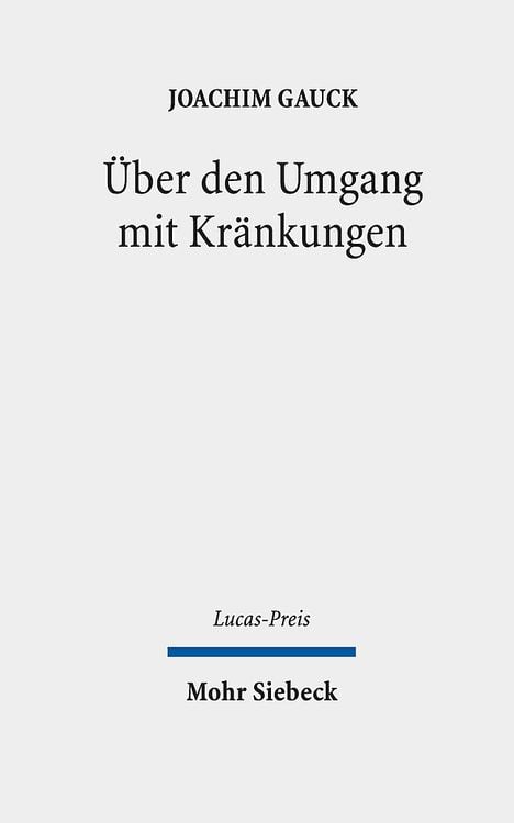 Produktbild: Über den Umgang mit Kränkungen
