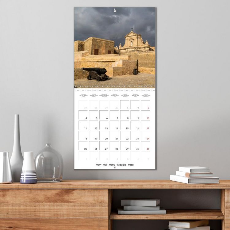 Produktbild: Malta - Gozo and Comino (Wall Calendar 2026 12 &times; 12 Inch) CALVENDO 12 Month Wall Calendar