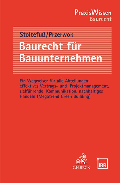 Produktbild: Baurecht f&uuml;r Bauunternehmen
