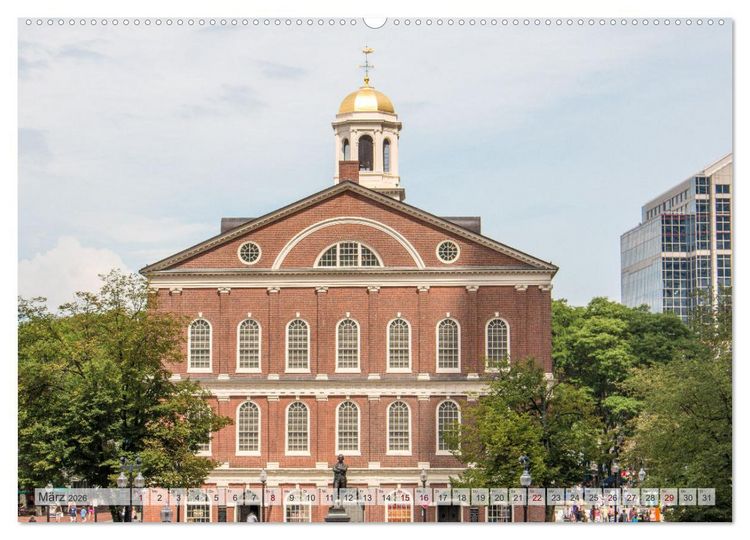 Produktbild: Boston - Impressionen (Wandkalender 2026 DIN A2 quer), CALVENDO Monatskalender