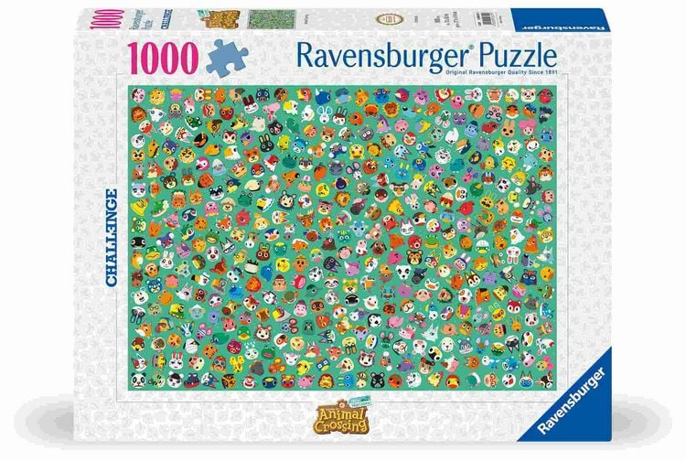 Produktbild: Erwachsenenpuzzle 1000 Teile - Challenge Animal Crossing