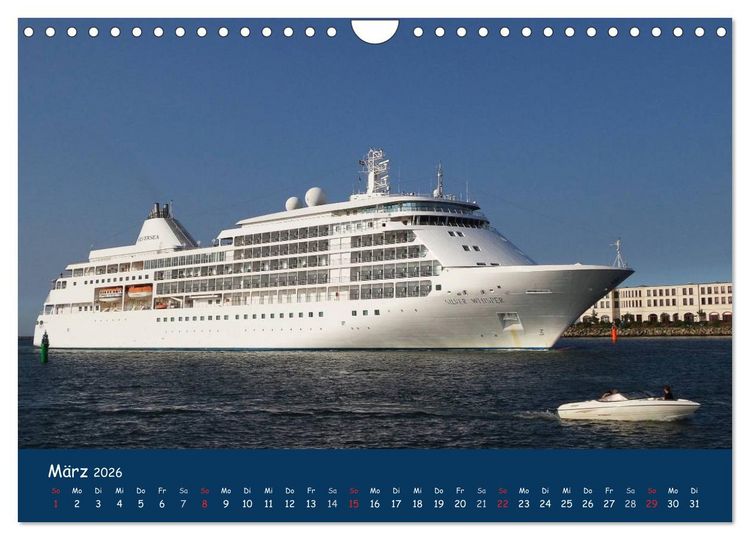 Produktbild: Traumschiffe im Norden (Wandkalender 2026 DIN A4 quer), CALVENDO Monatskalender