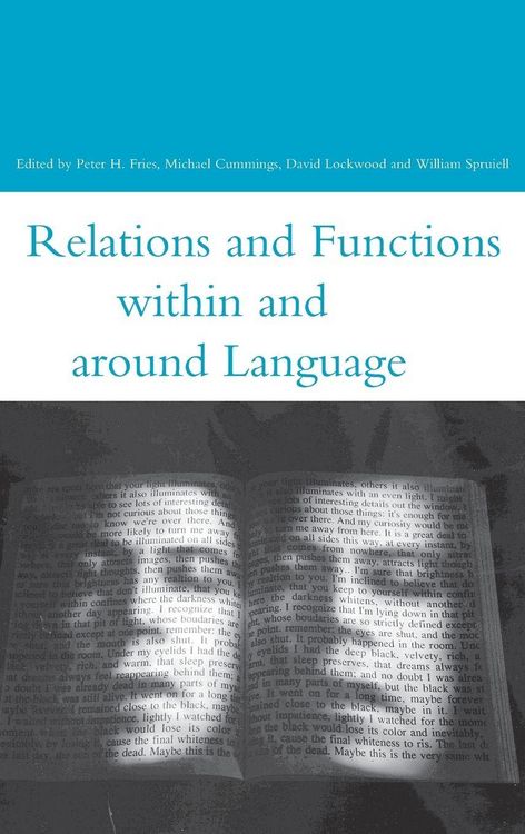 Produktbild: Relations and Functions Within and Around Language