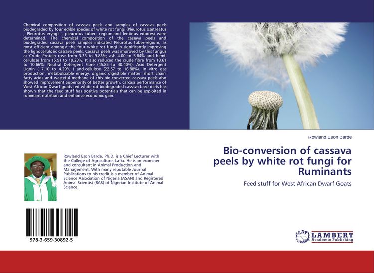 Produktbild: Bio-conversion of cassava peels by white rot fungi for Ruminants