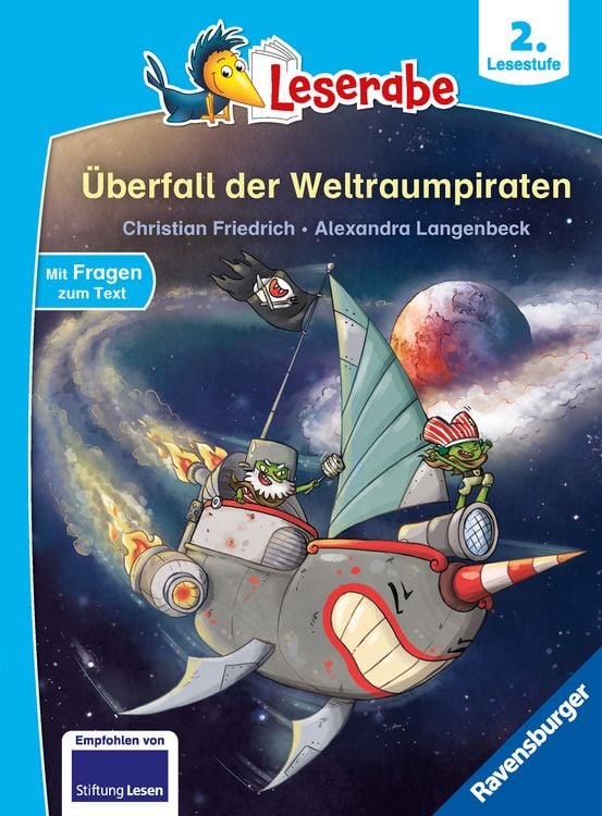 Produktbild: Leserabe 2. Lesestufe - Überfall der Weltraumpiraten