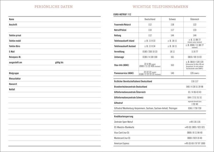 Produktbild: Tages-Kalenderbuch A6, schwarz 2027