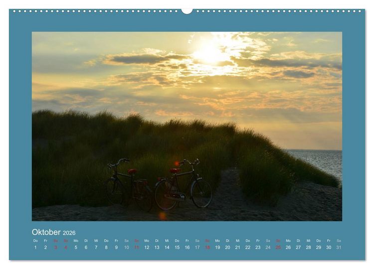 Produktbild: Sandd&uuml;nen an der Nordsee in den Niederlanden (hochwertiger Premium Wandkalender 2026 DIN A2 quer), Kunstdruck in Hochglanz