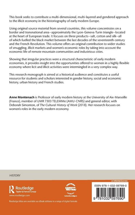 Produktbild: Gender, Space and Illicit Economies in Eighteenth-Century Europe