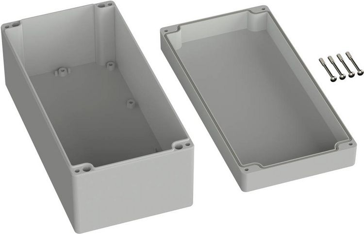 Produktbild: TRU COMPONENTS TC-9065556 Outdoor-Geh&auml;use 240.5 x 120 x 100.5 Polycarbonat Lichtgrau (RAL 7035) 1 St.